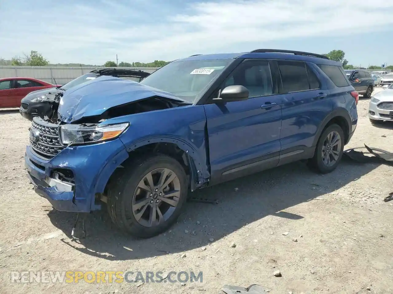 1 Photograph of a damaged car 1FMSK8DH3MGC09176 FORD EXPLORER 2021