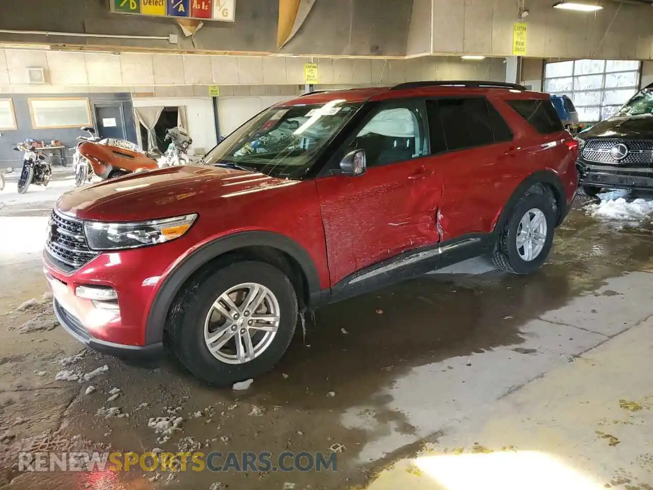 1 Photograph of a damaged car 1FMSK8DH4MGA59837 FORD EXPLORER 2021