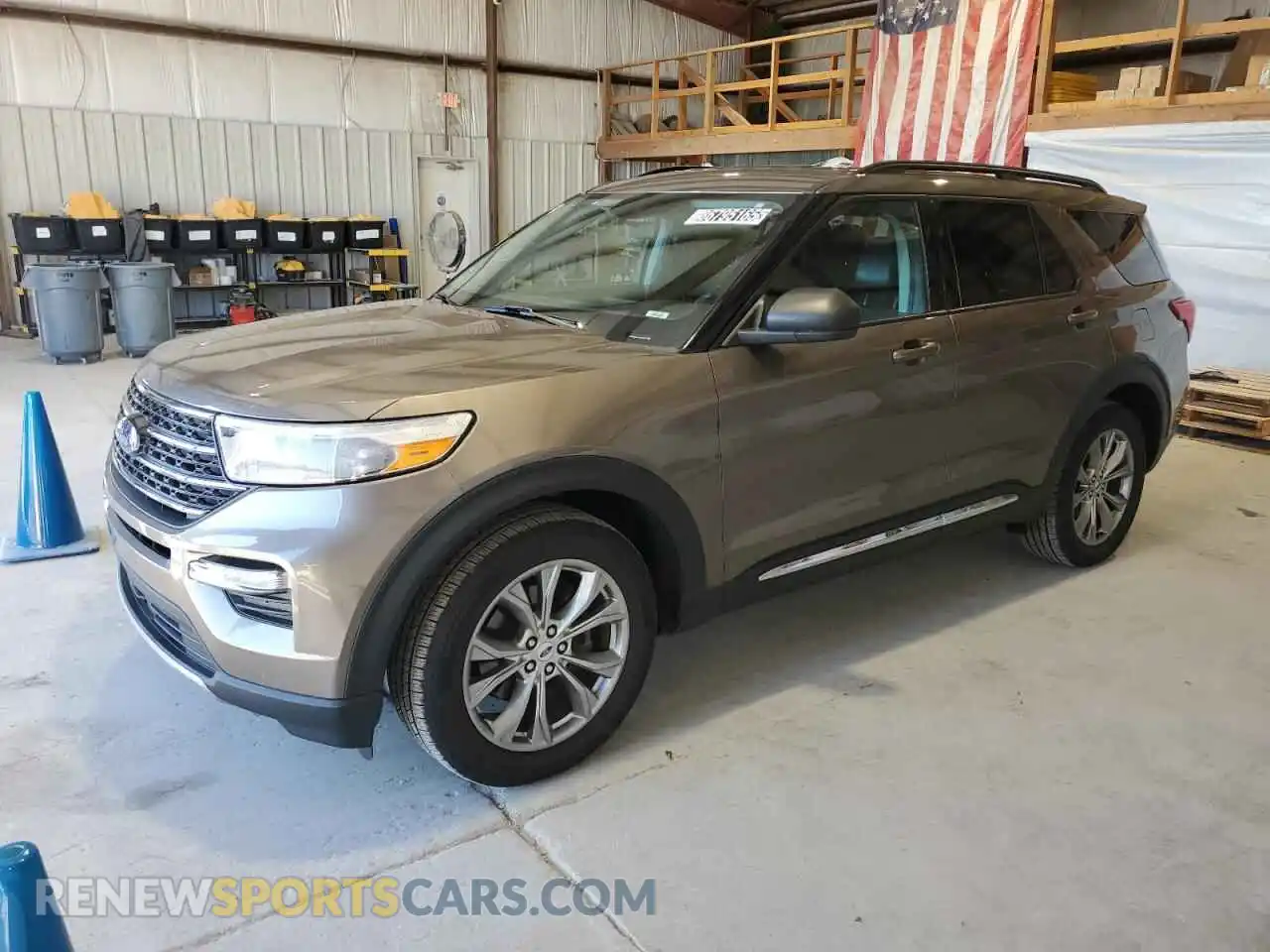 1 Photograph of a damaged car 1FMSK8DH4MGB21205 FORD EXPLORER 2021