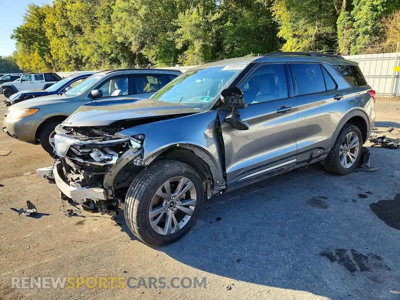 1 Photograph of a damaged car 1FMSK8DH5MGA01316 FORD EXPLORER 2021