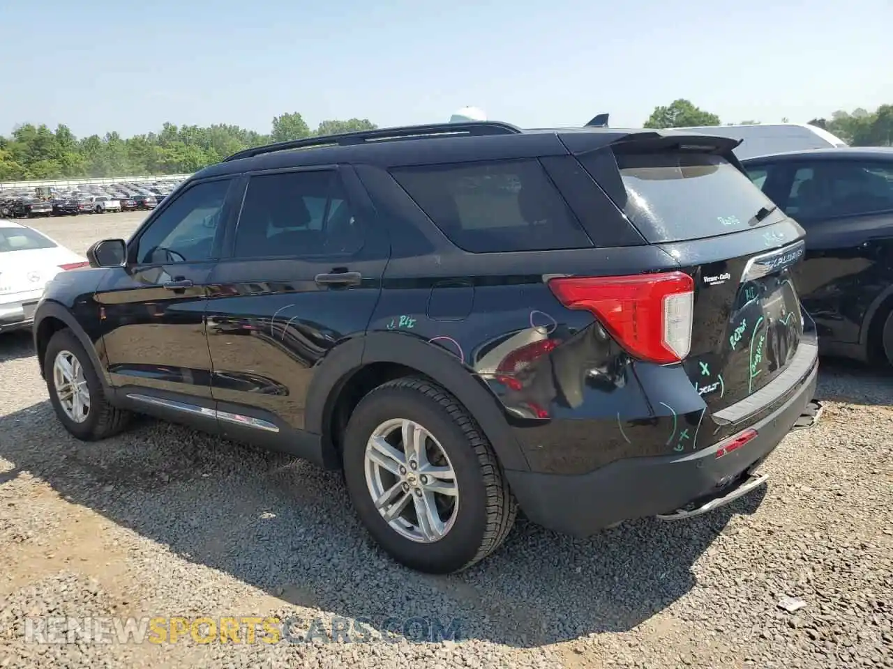 2 Photograph of a damaged car 1FMSK8DH5MGA21727 FORD EXPLORER 2021