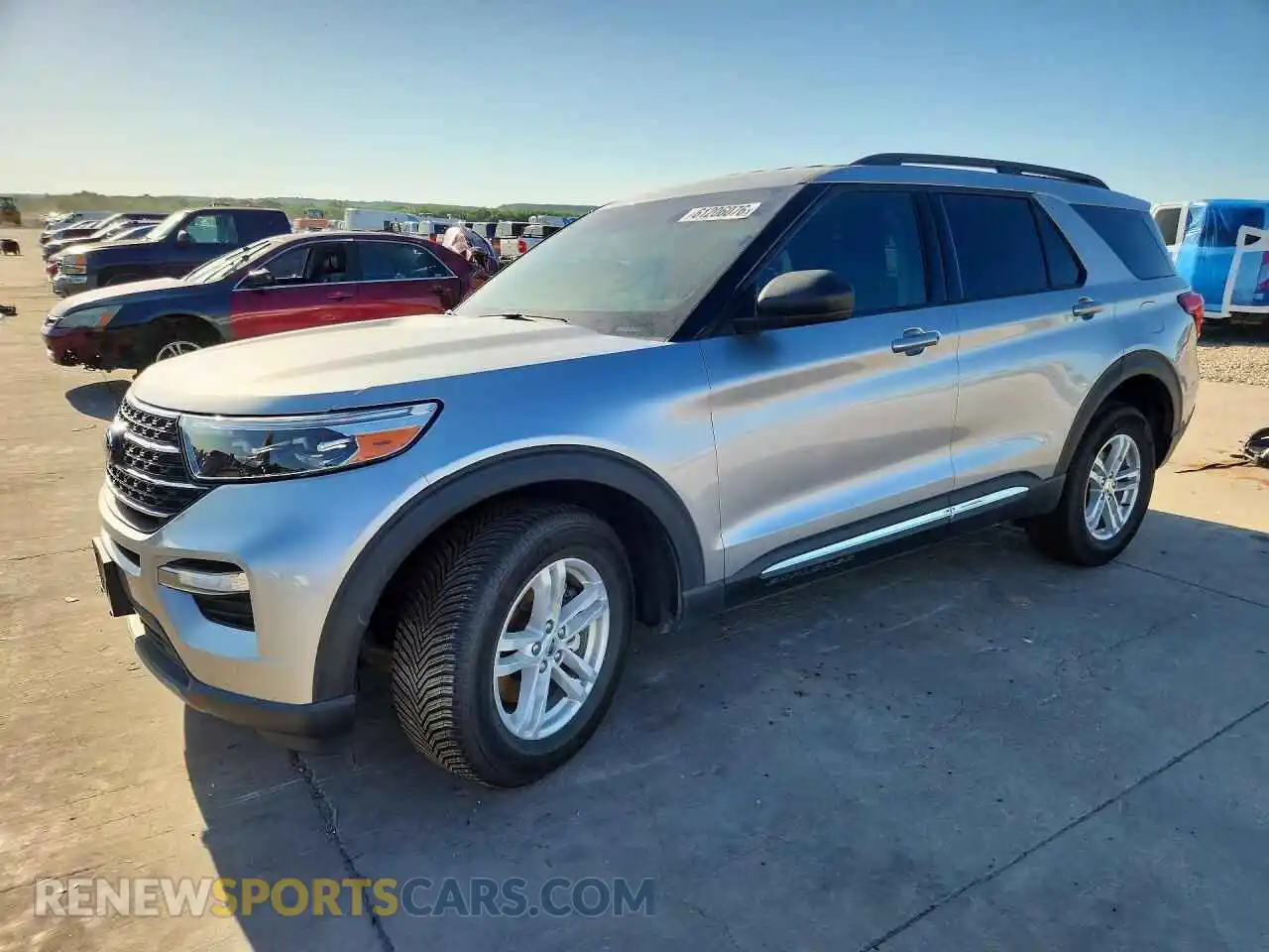 1 Photograph of a damaged car 1FMSK8DH5MGC19238 FORD EXPLORER 2021