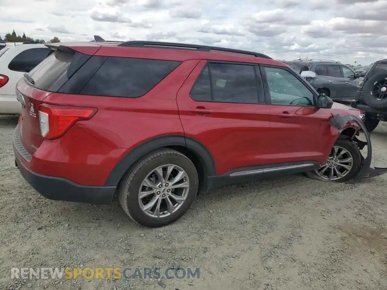 3 Photograph of a damaged car 1FMSK8DH6MGA72394 FORD EXPLORER 2021