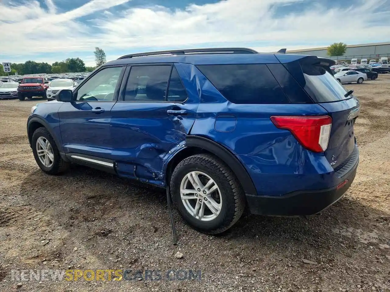 2 fotografías del automóvil dañado 1FMSK8DH6MGA93617 FORD EXPLORER 2021