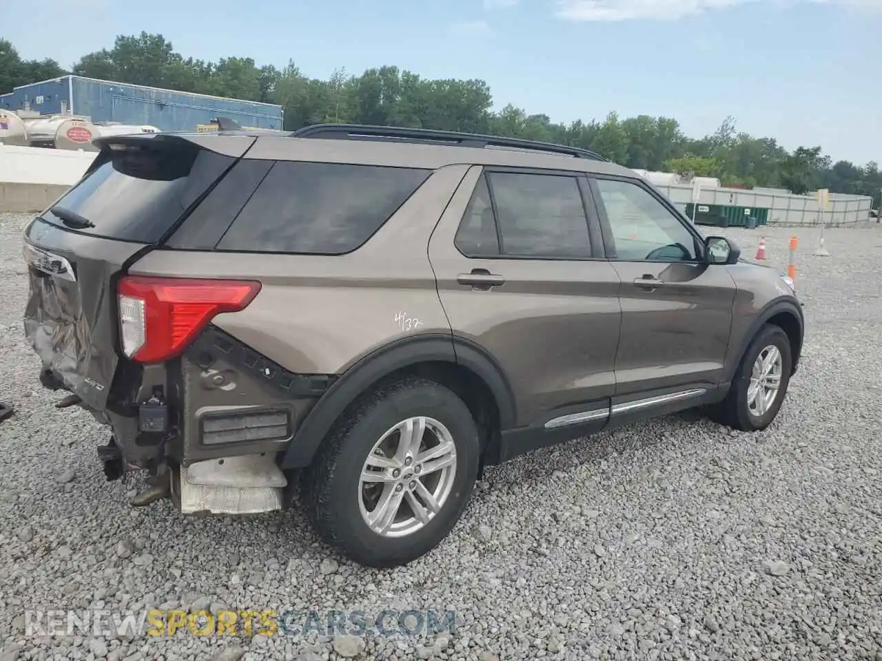 3 Photograph of a damaged car 1FMSK8DH6MGB41648 FORD EXPLORER 2021