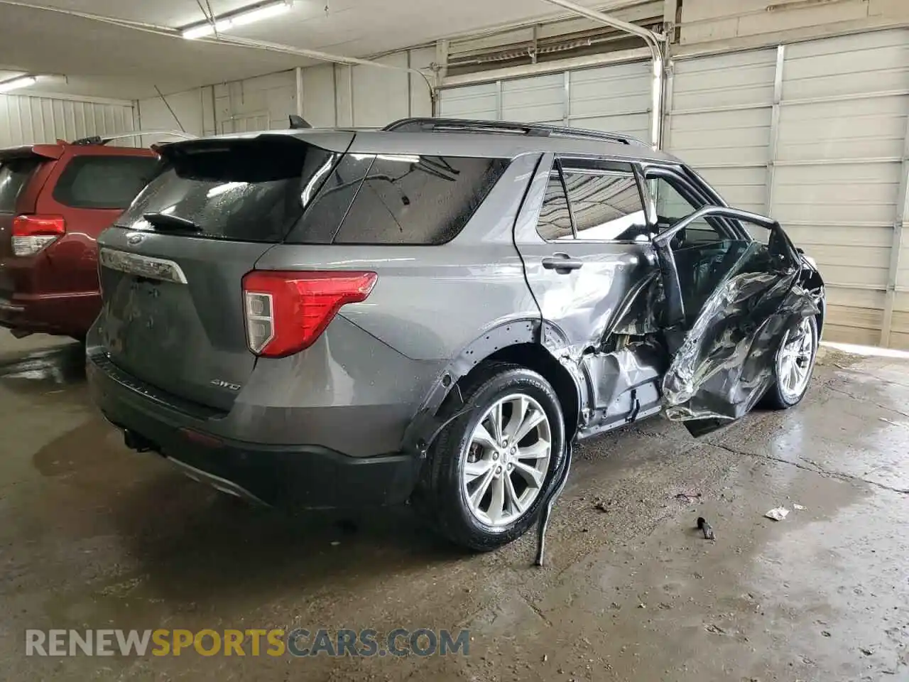 3 Photograph of a damaged car 1FMSK8DH6MGB67294 FORD EXPLORER 2021