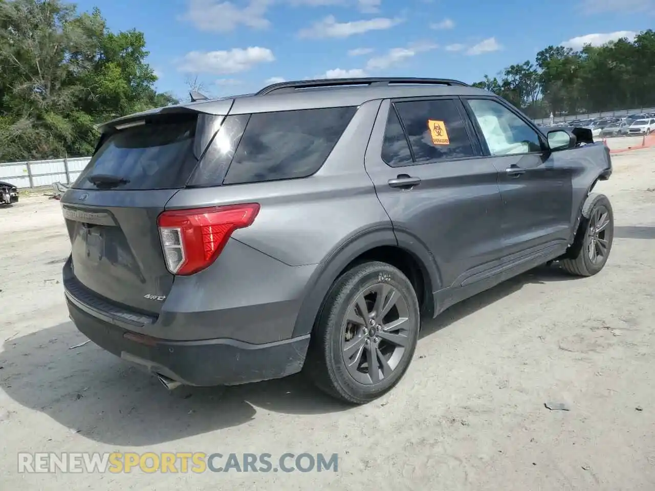 3 Фотография поврежденного автомобиля 1FMSK8DH8MGA21950 FORD EXPLORER 2021