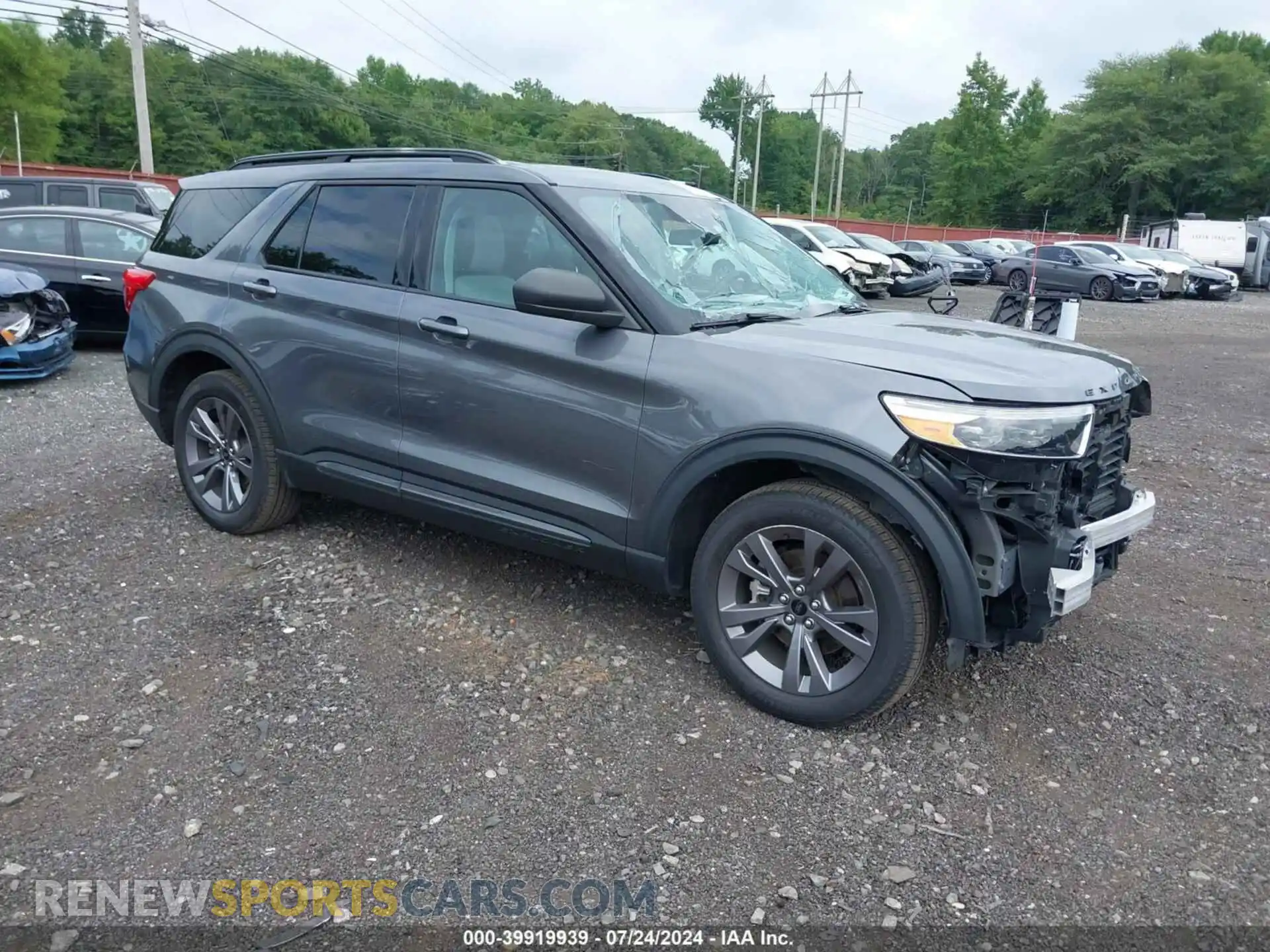 1 Photograph of a damaged car 1FMSK8DH8MGB92231 FORD EXPLORER 2021