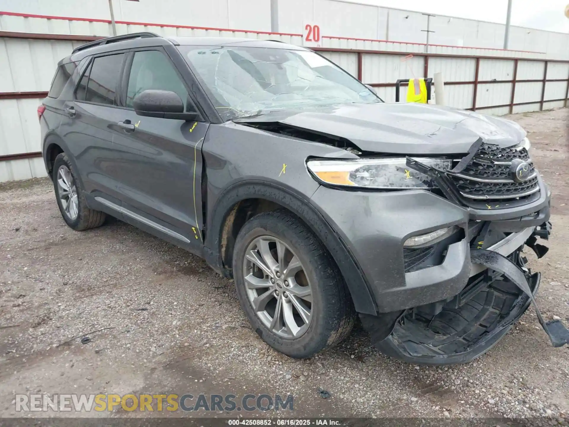 1 Photograph of a damaged car 1FMSK8DH9MGA15123 FORD EXPLORER 2021