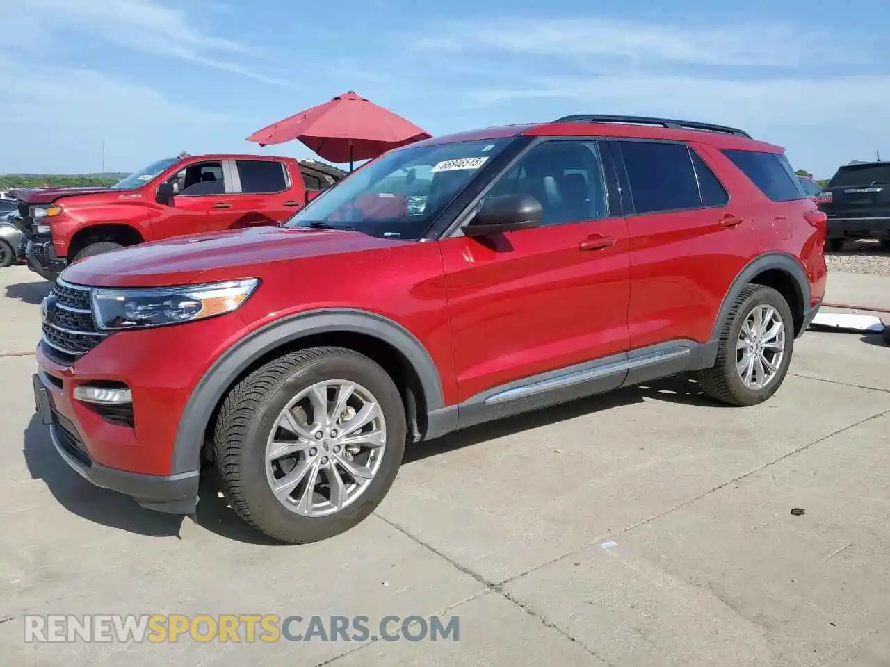1 Photograph of a damaged car 1FMSK8DH9MGA57887 FORD EXPLORER 2021