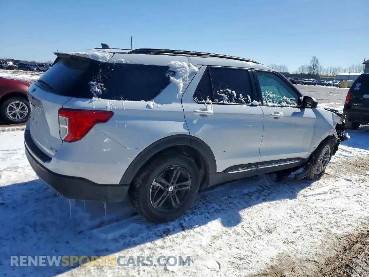 3 Photograph of a damaged car 1FMSK8DH9MGA69750 FORD EXPLORER 2021