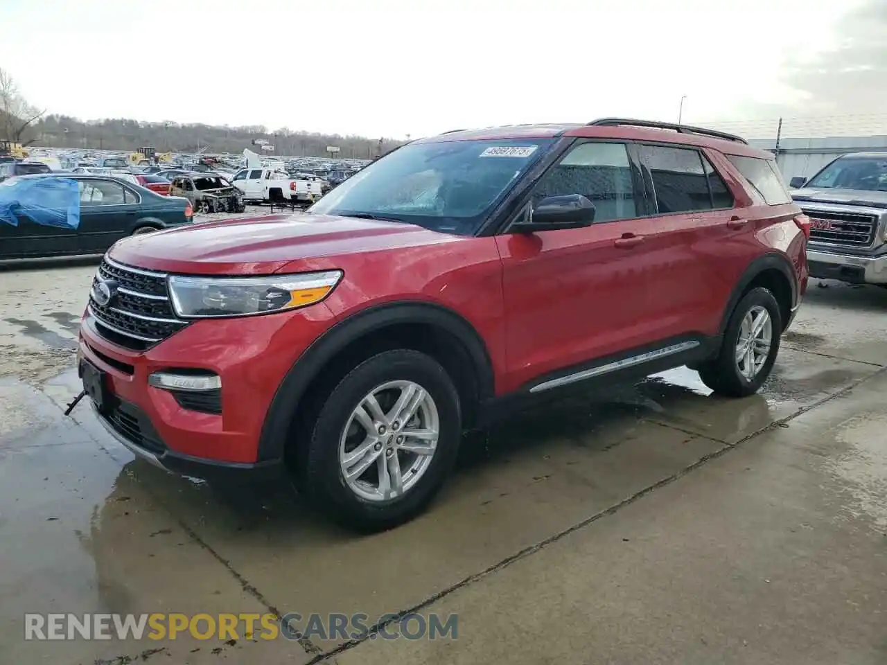 1 Photograph of a damaged car 1FMSK8DH9MGB39909 FORD EXPLORER 2021