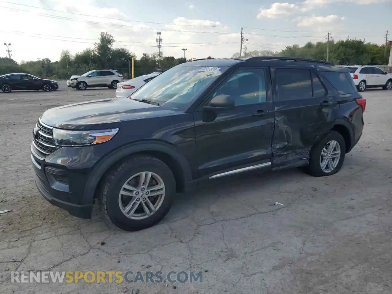 1 Photograph of a damaged car 1FMSK8DH9MGB42082 FORD EXPLORER 2021