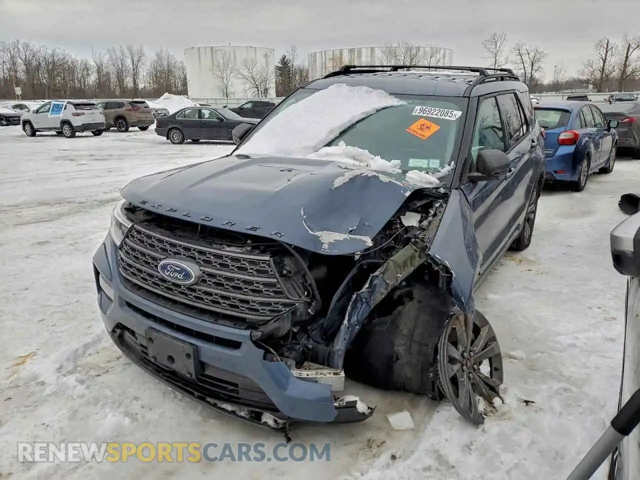 1 Photograph of a damaged car 1FMSK8DHXMGA32268 FORD EXPLORER 2021