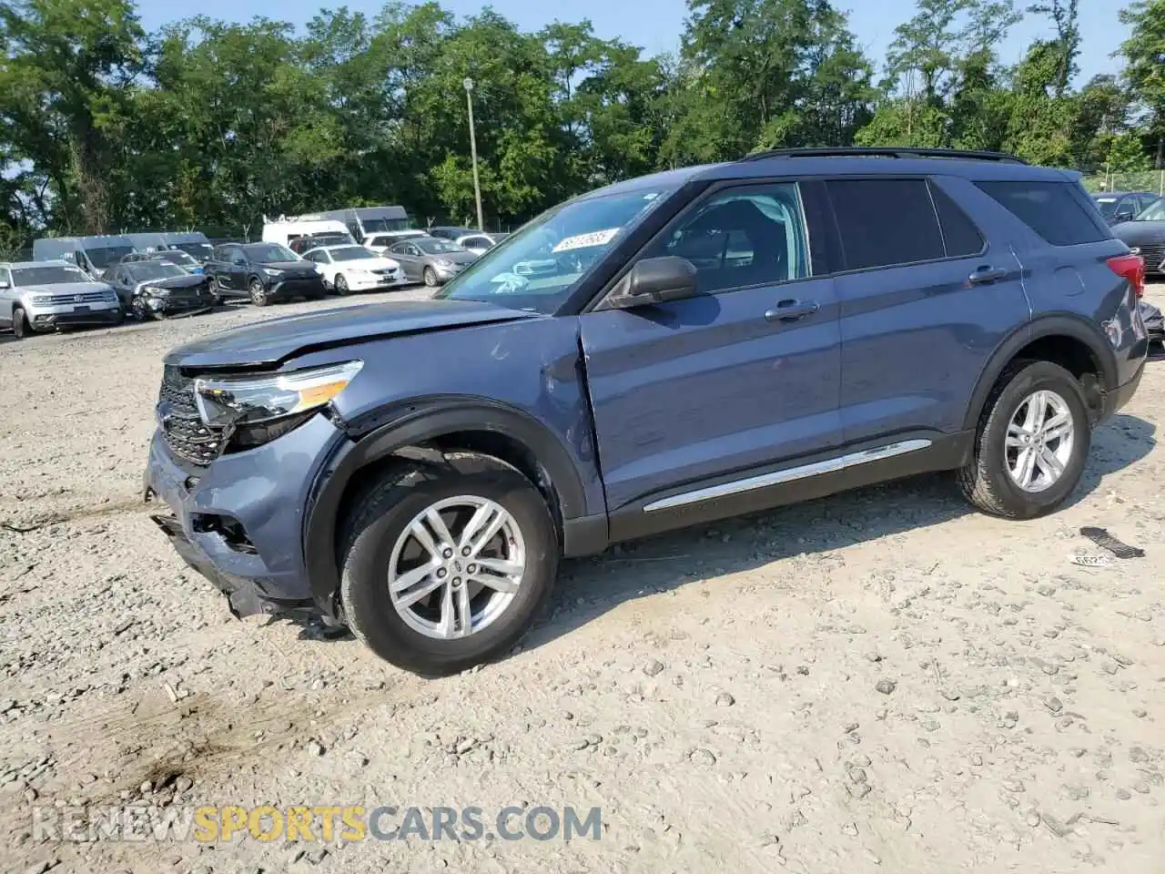1 Photograph of a damaged car 1FMSK8DHXMGA90834 FORD EXPLORER 2021