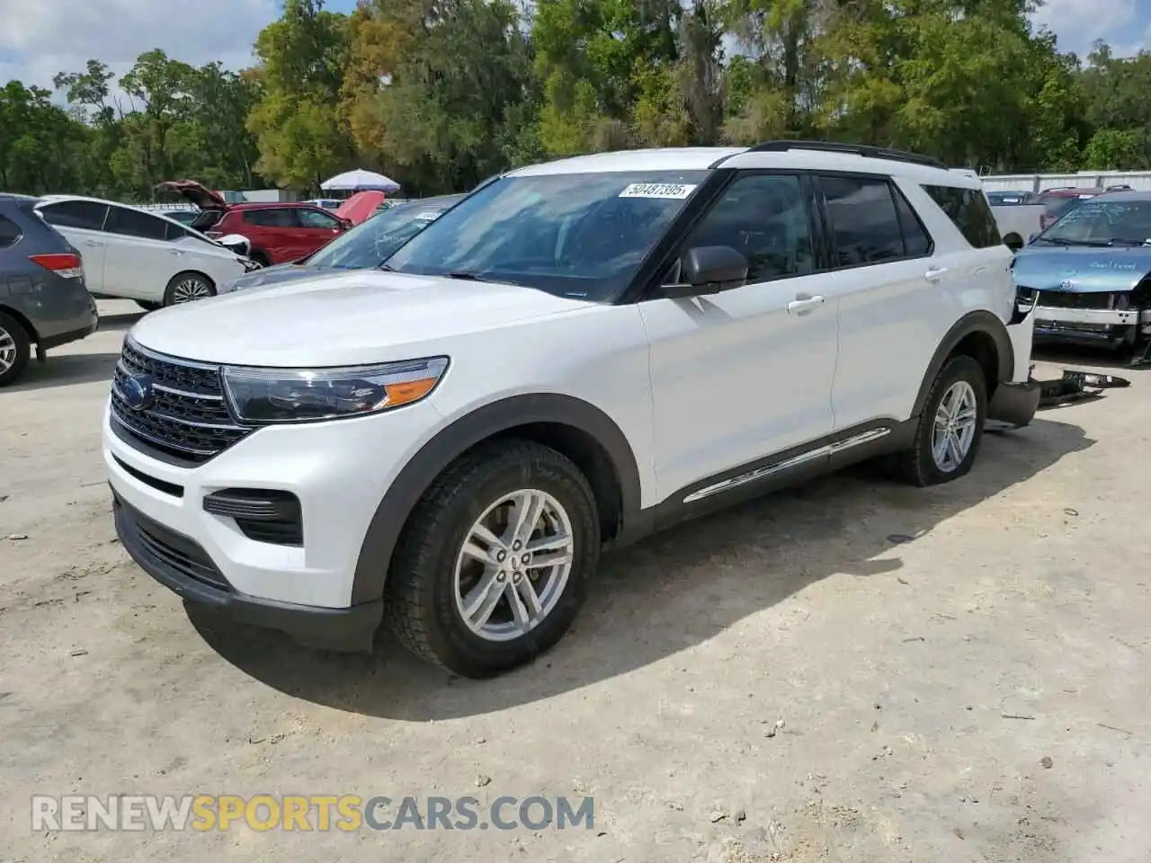 1 Photograph of a damaged car 1FMSK8DHXMGB71249 FORD EXPLORER 2021