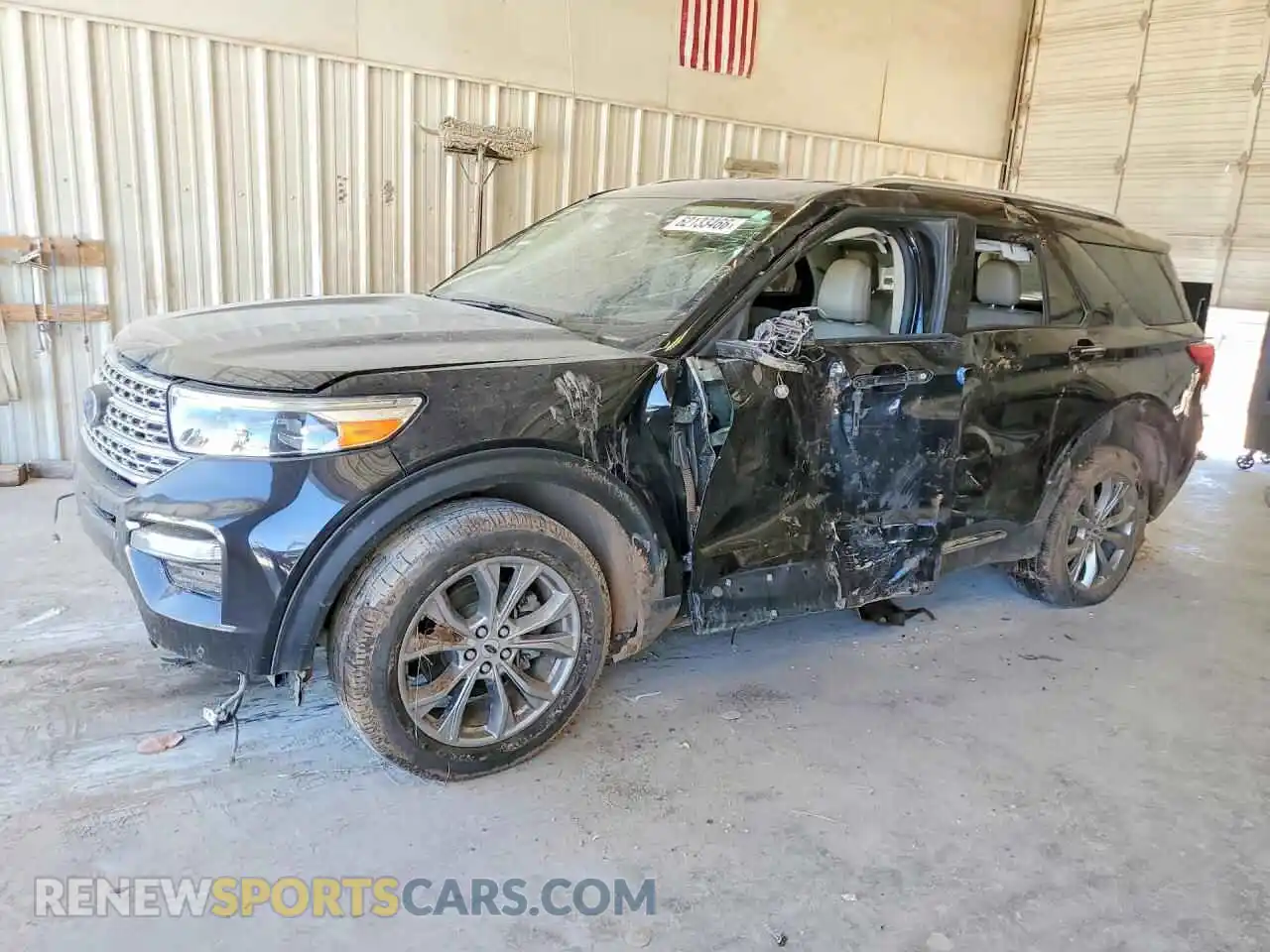 1 Photograph of a damaged car 1FMSK8FH0MGB37284 FORD EXPLORER 2021