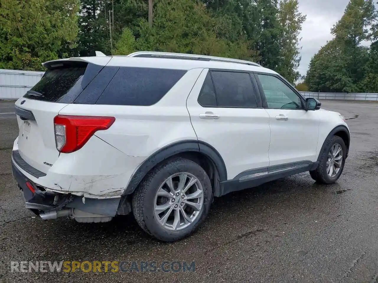 3 Photograph of a damaged car 1FMSK8FH0MGB62279 FORD EXPLORER 2021