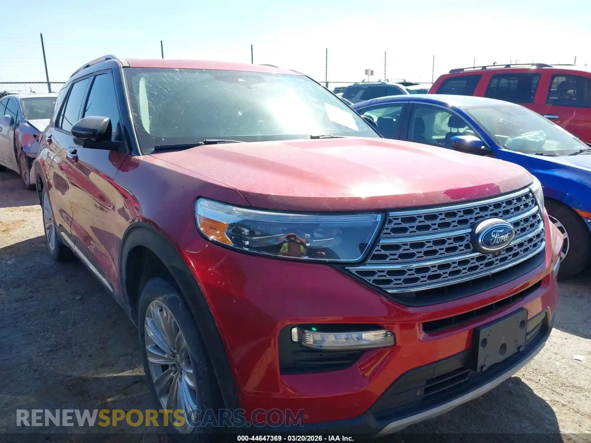 1 Photograph of a damaged car 1FMSK8FH2MGA40264 FORD EXPLORER 2021