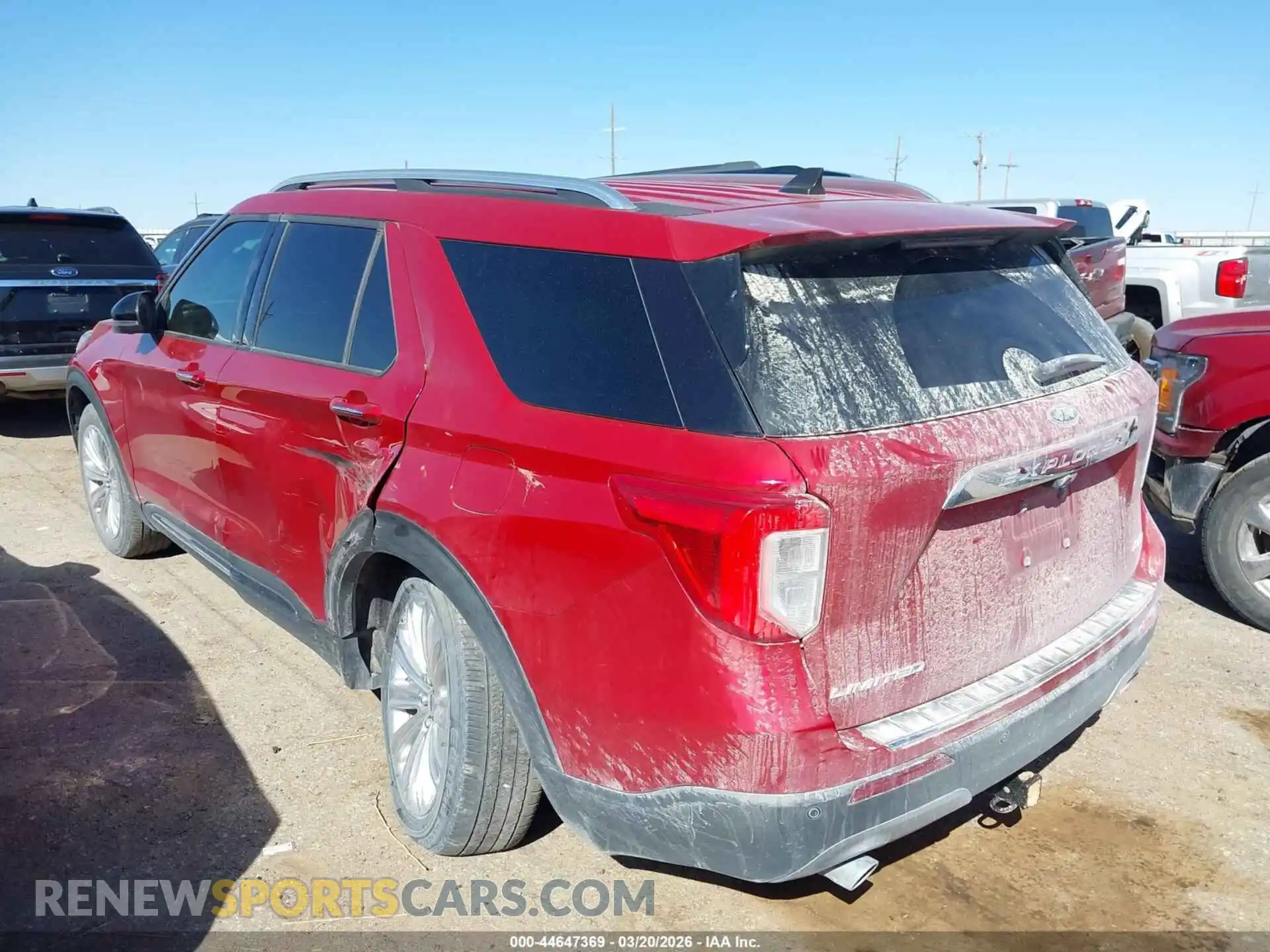 3 Photograph of a damaged car 1FMSK8FH2MGA40264 FORD EXPLORER 2021