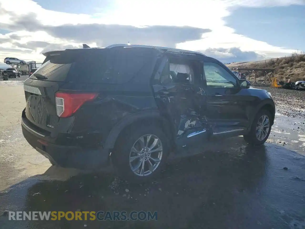 3 fotografías del automóvil dañado 1FMSK8FH4MGB72748 FORD EXPLORER 2021