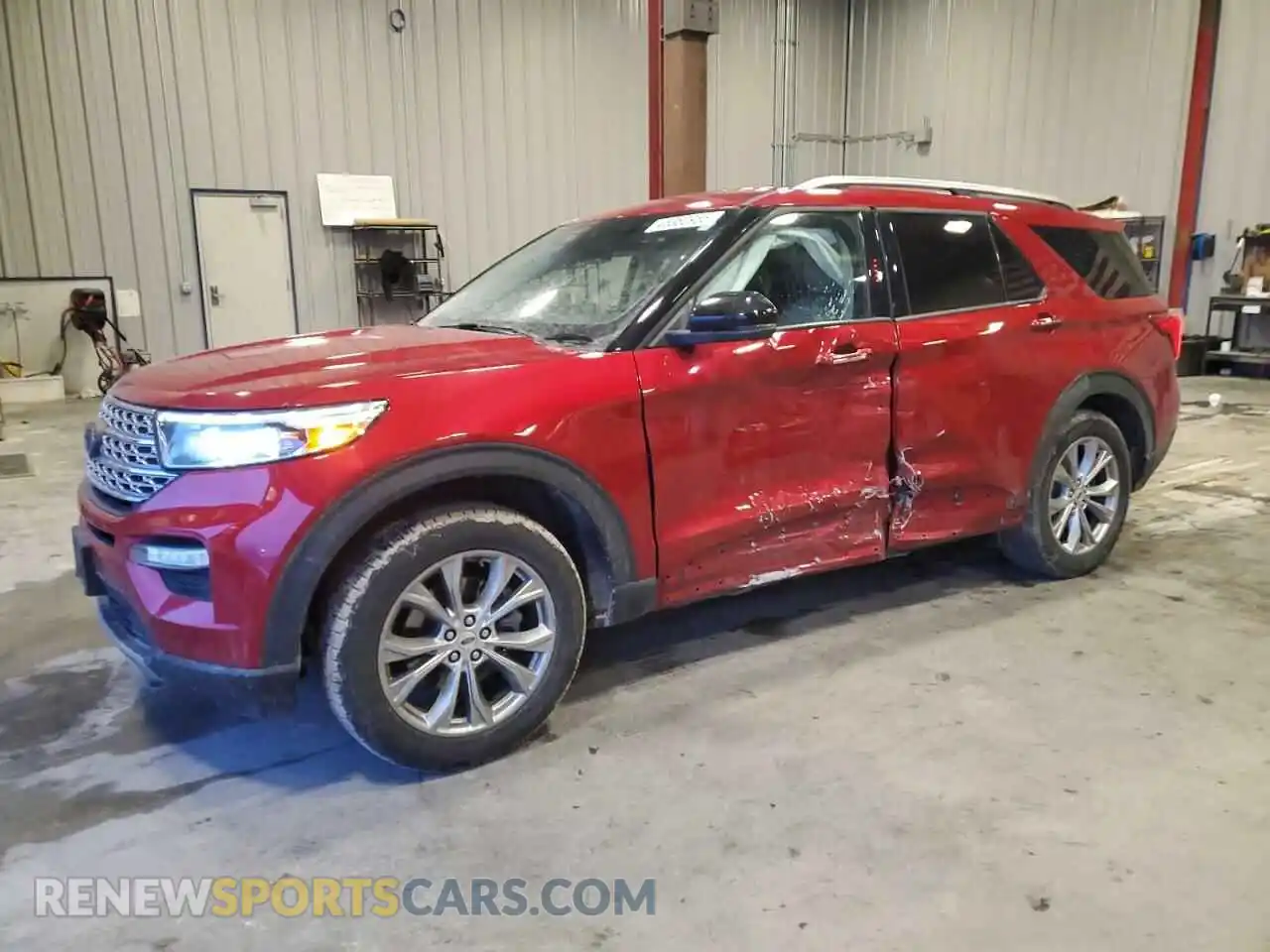 1 Photograph of a damaged car 1FMSK8FH5MGB72628 FORD EXPLORER 2021