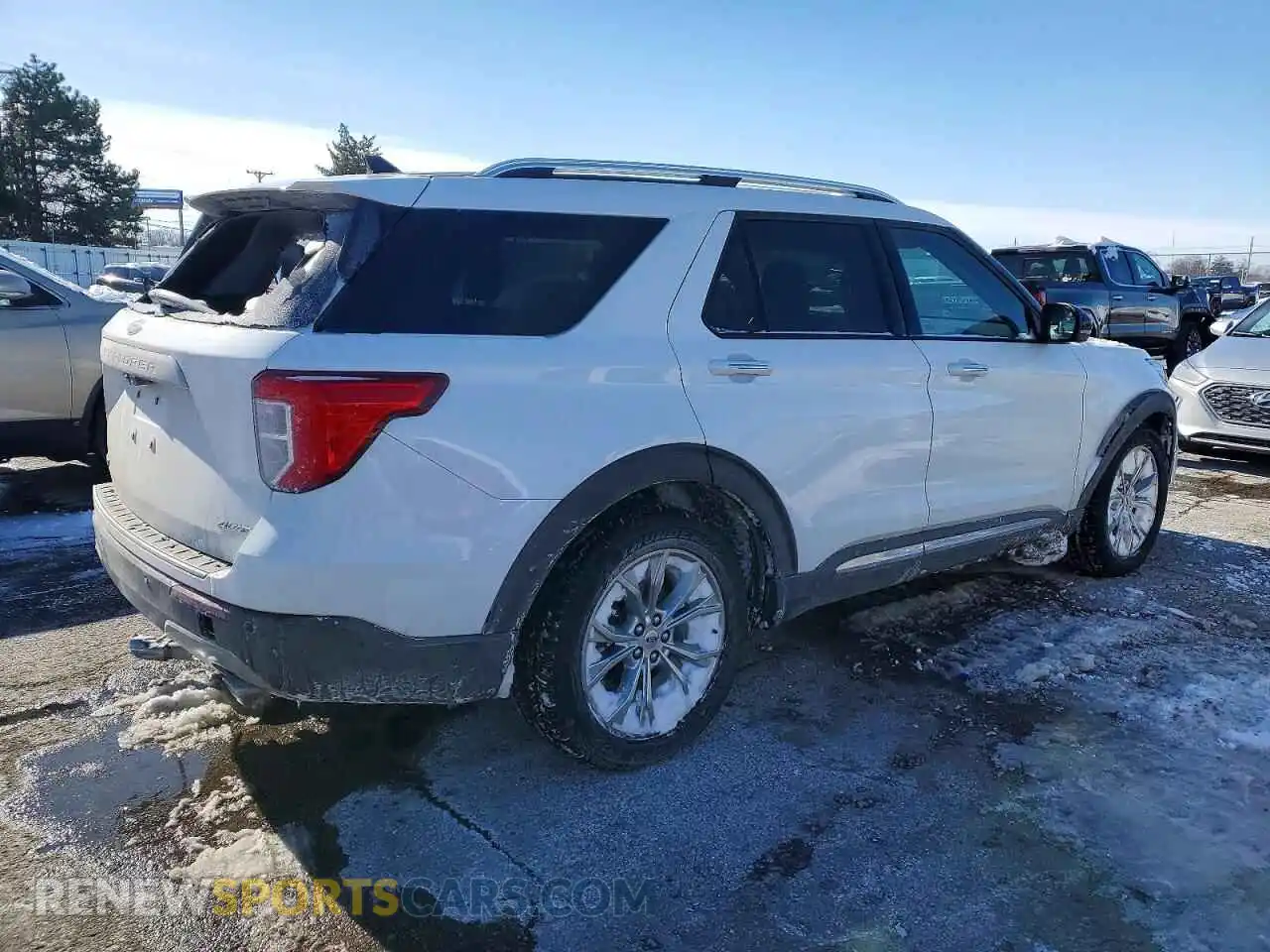 3 Фотография поврежденного автомобиля 1FMSK8FH8MGA85886 FORD EXPLORER 2021