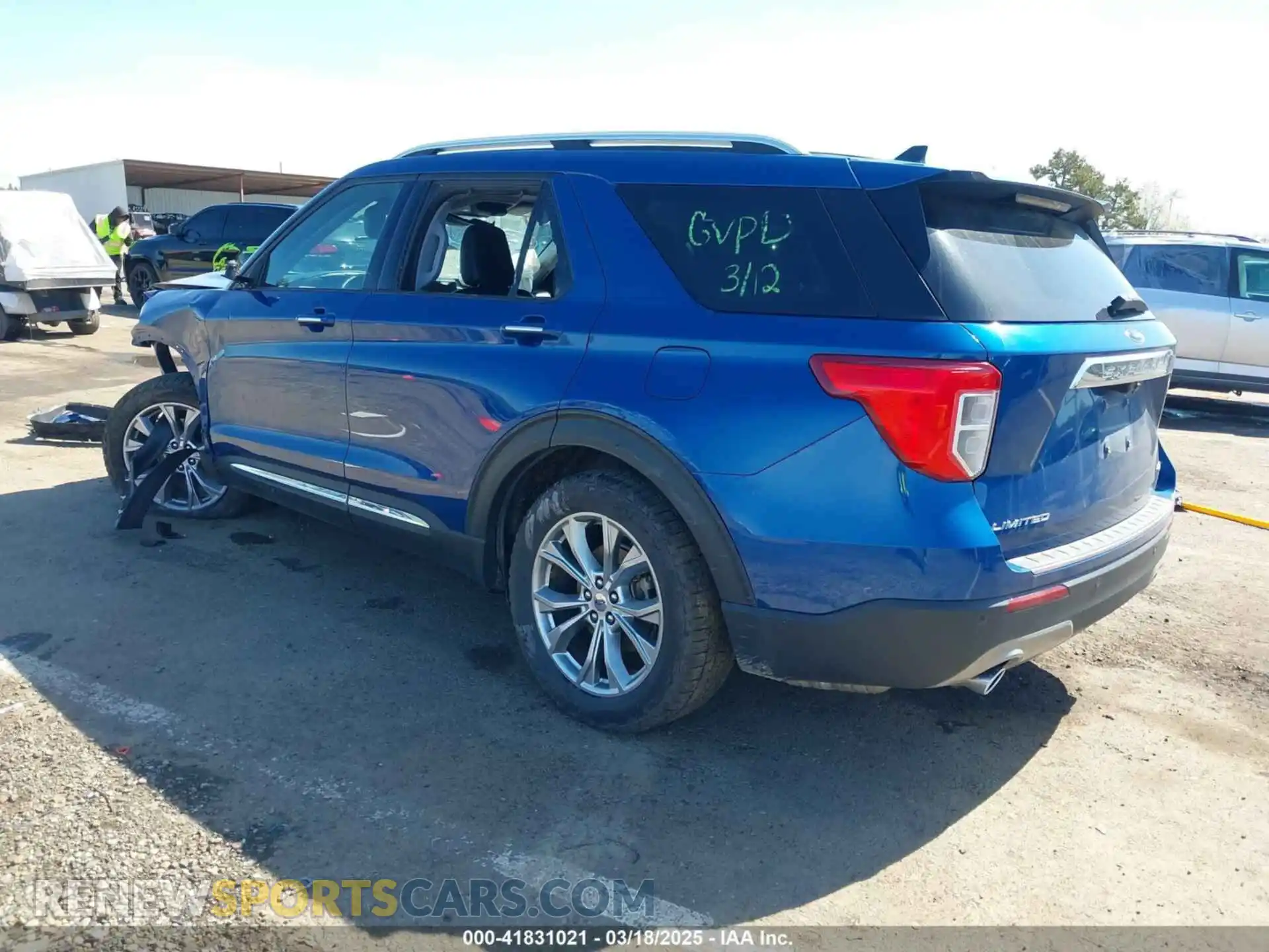 3 Photograph of a damaged car 1FMSK8FH8MGB52907 FORD EXPLORER 2021