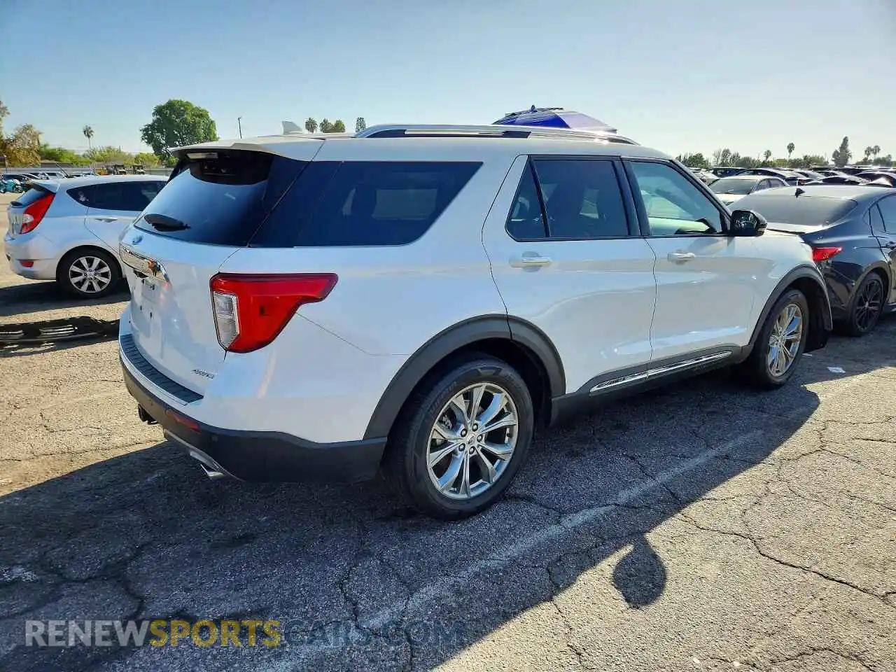 3 fotografías del automóvil dañado 1FMSK8FH9MGB96270 FORD EXPLORER 2021