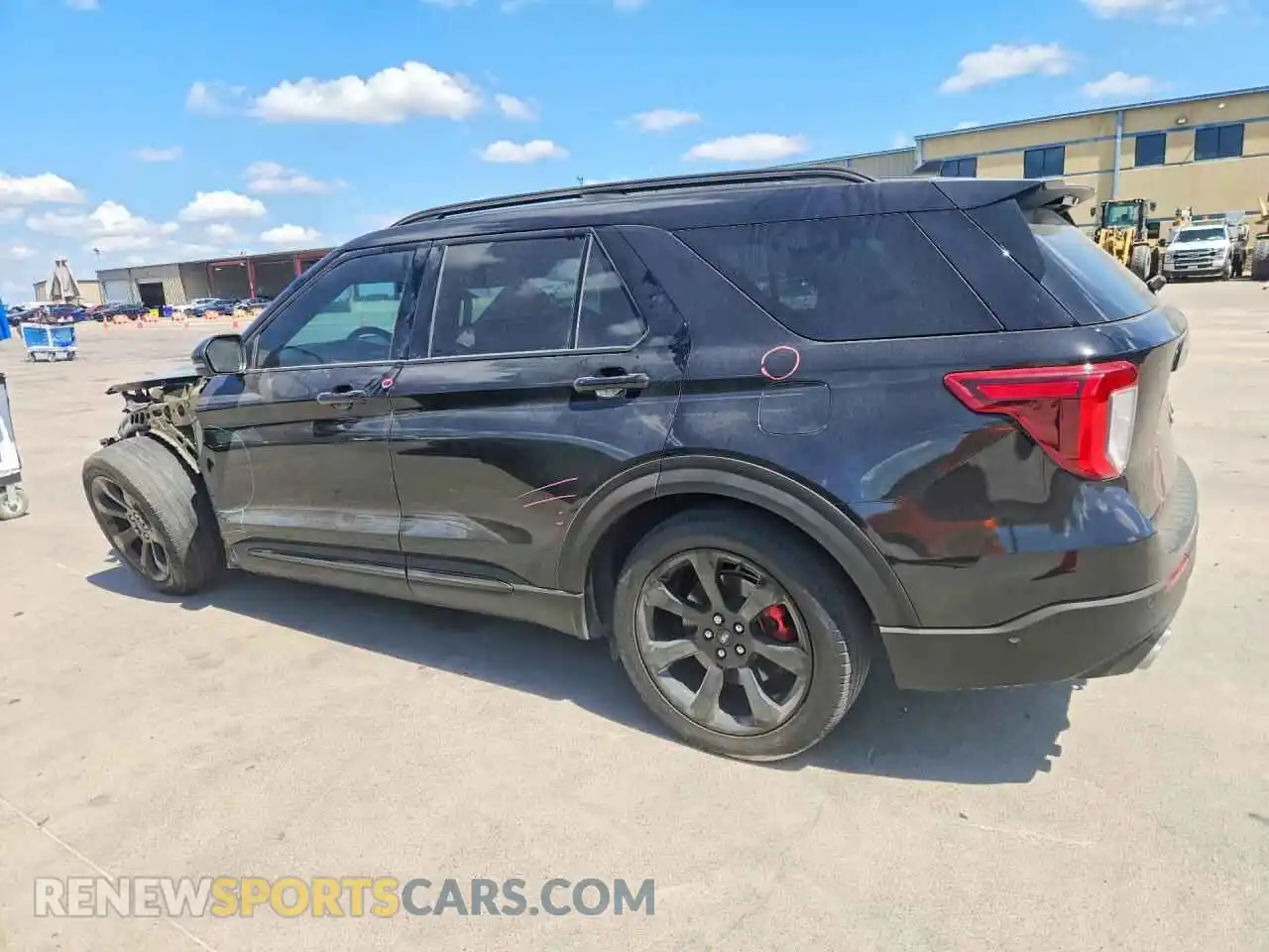 2 Фотография поврежденного автомобиля 1FM5K7GC3NGB00760 FORD EXPLORER 2022