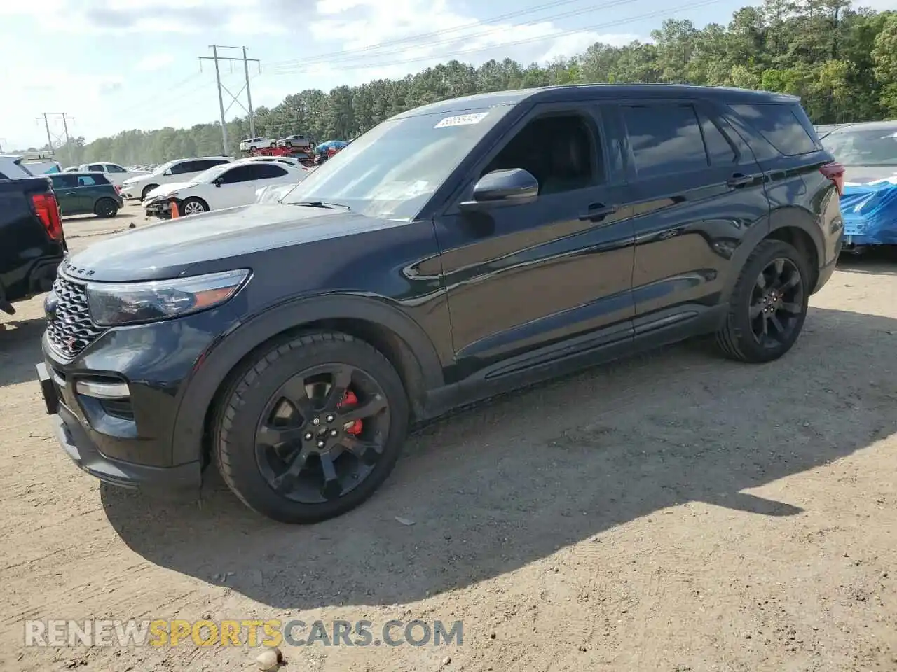 1 Photograph of a damaged car 1FM5K7GC9NGA57395 FORD EXPLORER 2022