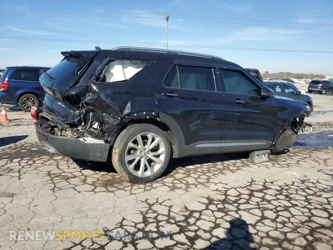 3 Photograph of a damaged car 1FM5K7HC5NGB55578 FORD EXPLORER 2022