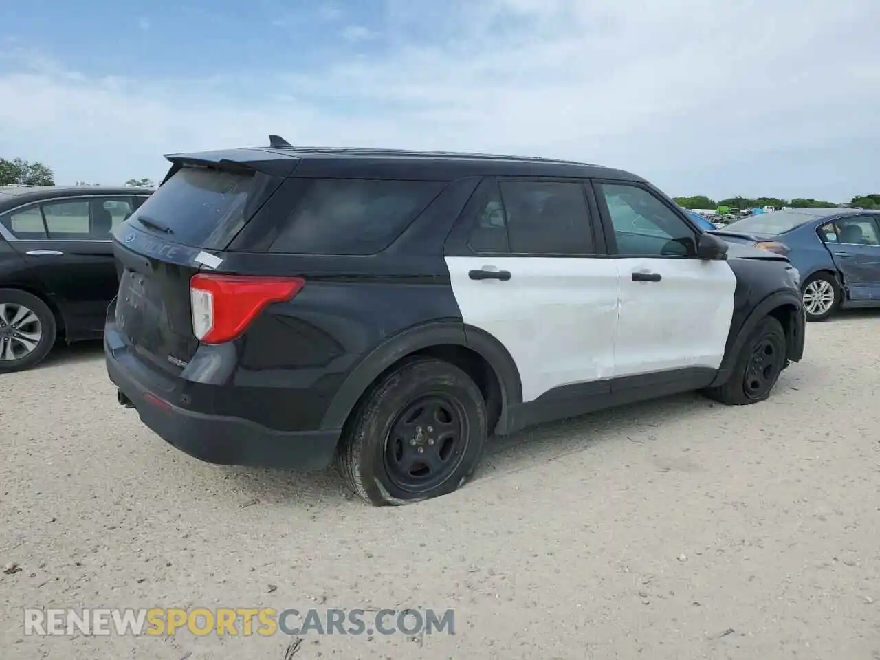3 fotografías del automóvil dañado 1FM5K8AB2NGA57924 FORD EXPLORER 2022