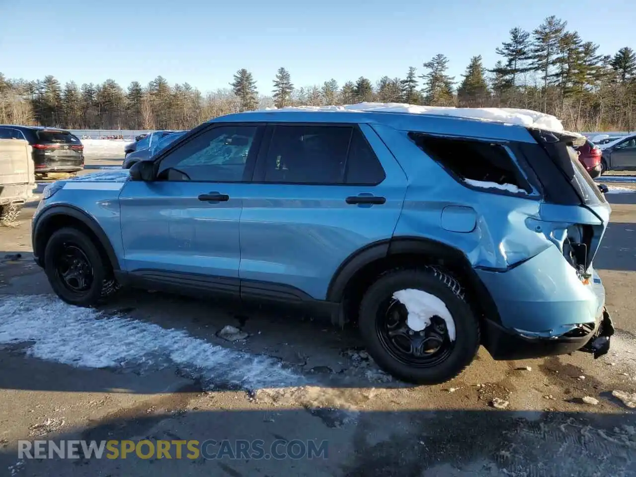 2 Photograph of a damaged car 1FM5K8AB2NGB77156 FORD EXPLORER 2022