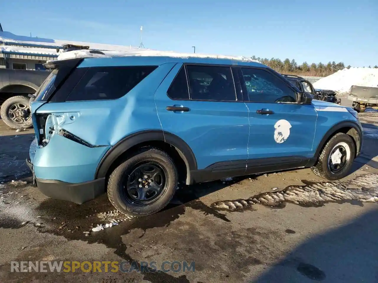 3 Photograph of a damaged car 1FM5K8AB2NGB77156 FORD EXPLORER 2022