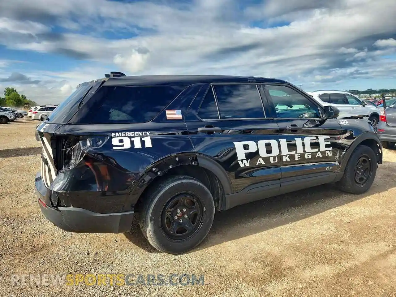 3 Photograph of a damaged car 1FM5K8AB4NGC36529 FORD EXPLORER 2022