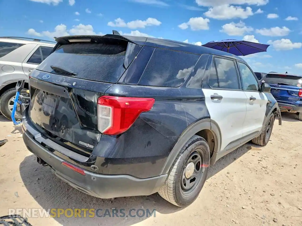 3 Photograph of a damaged car 1FM5K8AB6NGA48241 FORD EXPLORER 2022