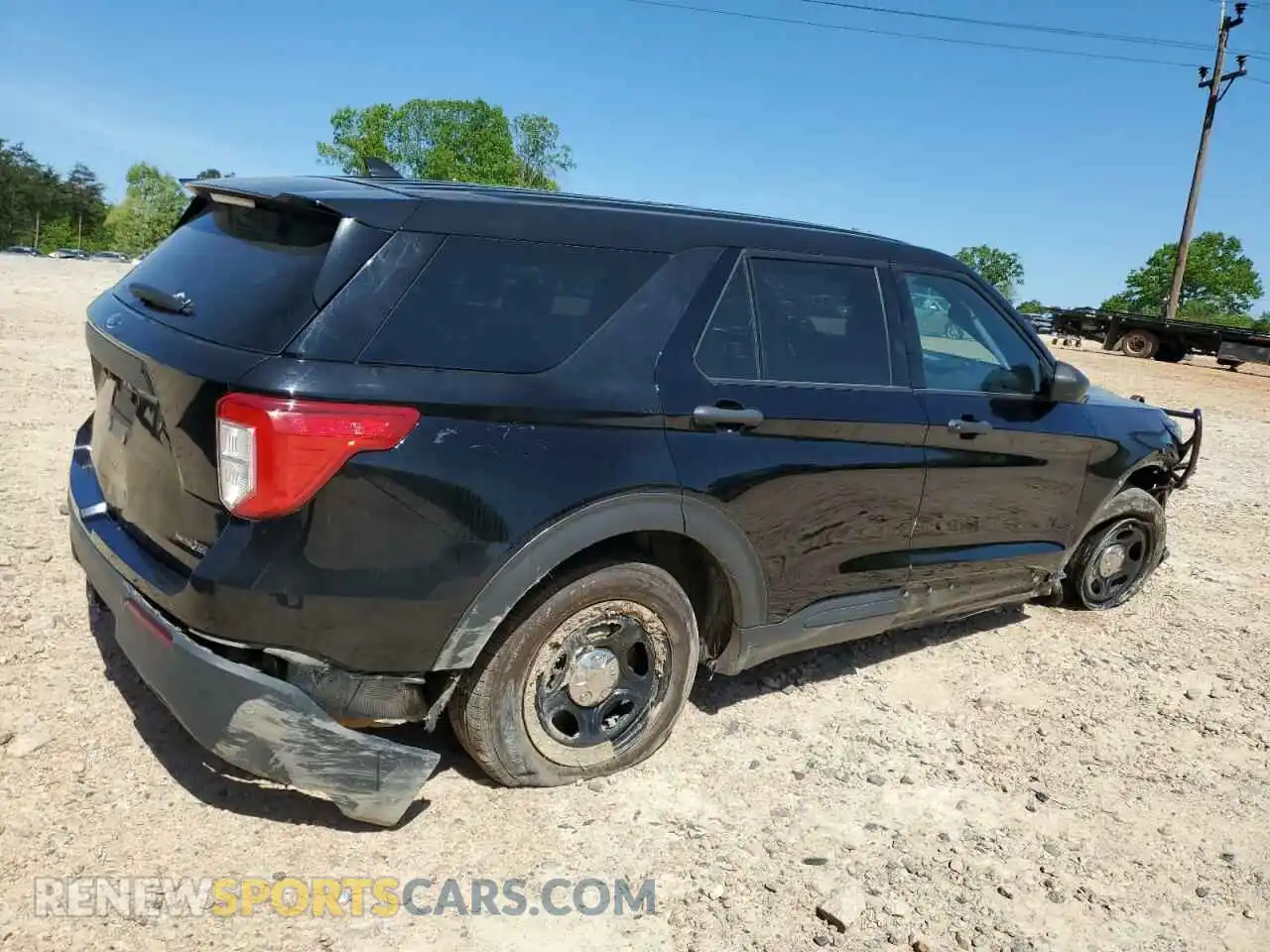 3 Photograph of a damaged car 1FM5K8AB7NGA41606 FORD EXPLORER 2022