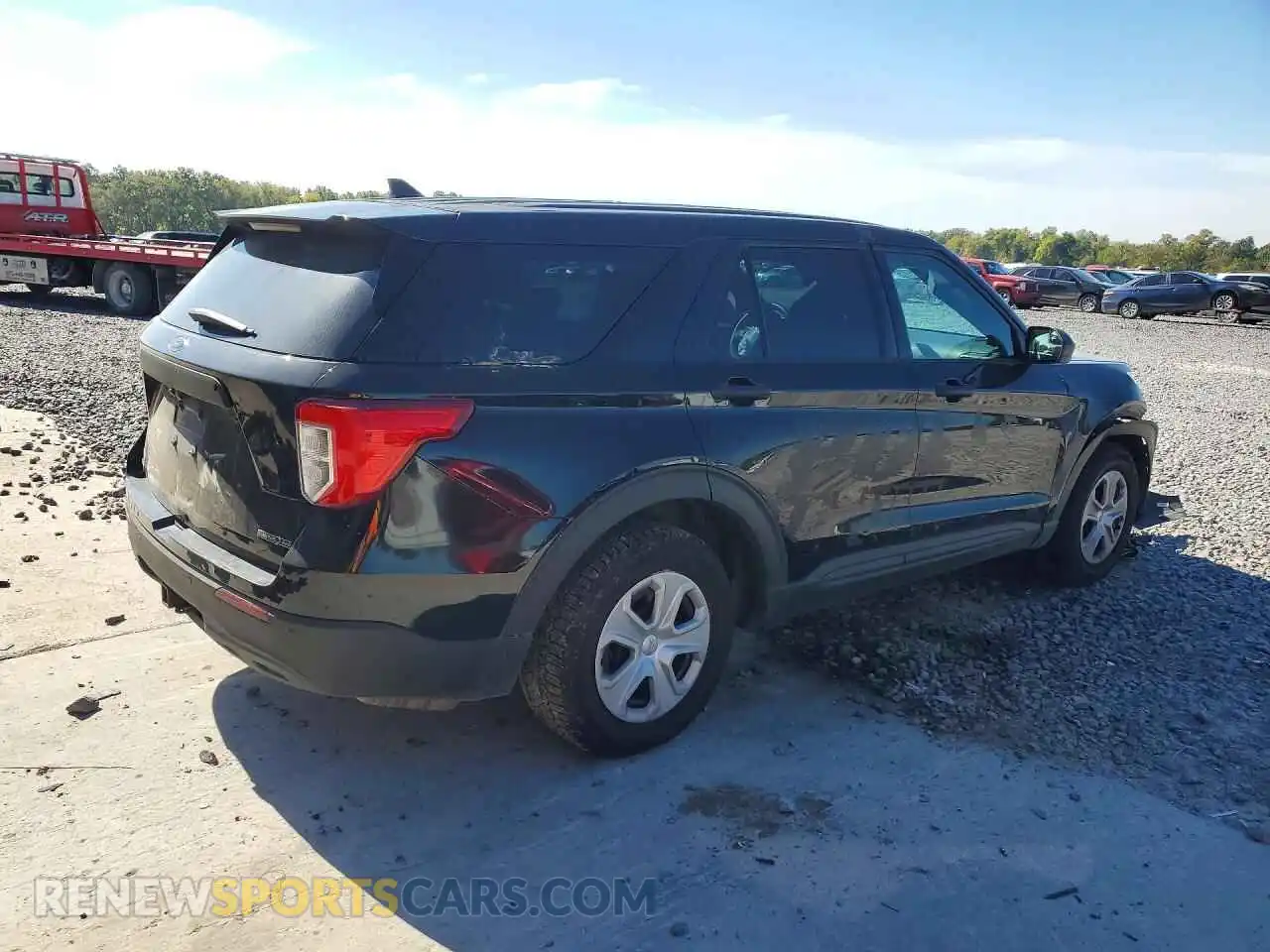 3 fotografías del automóvil dañado 1FM5K8AB7NGA50256 FORD EXPLORER 2022