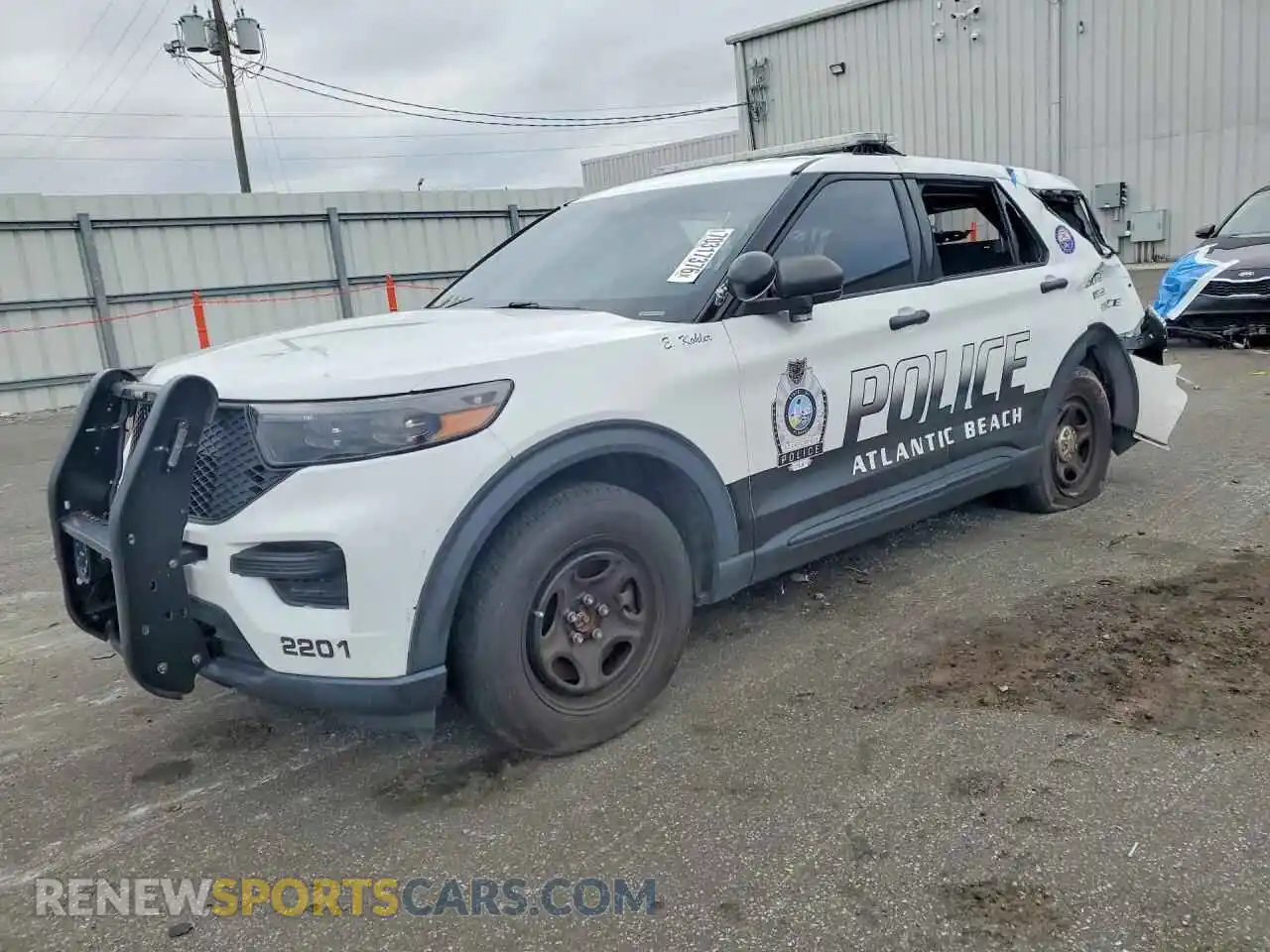 1 Photograph of a damaged car 1FM5K8AB7NGA93351 FORD EXPLORER 2022