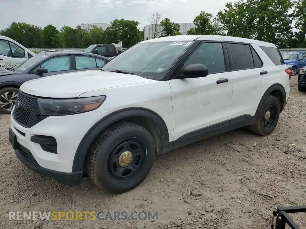 1 Photograph of a damaged car 1FM5K8ABXNGA31863 FORD EXPLORER 2022