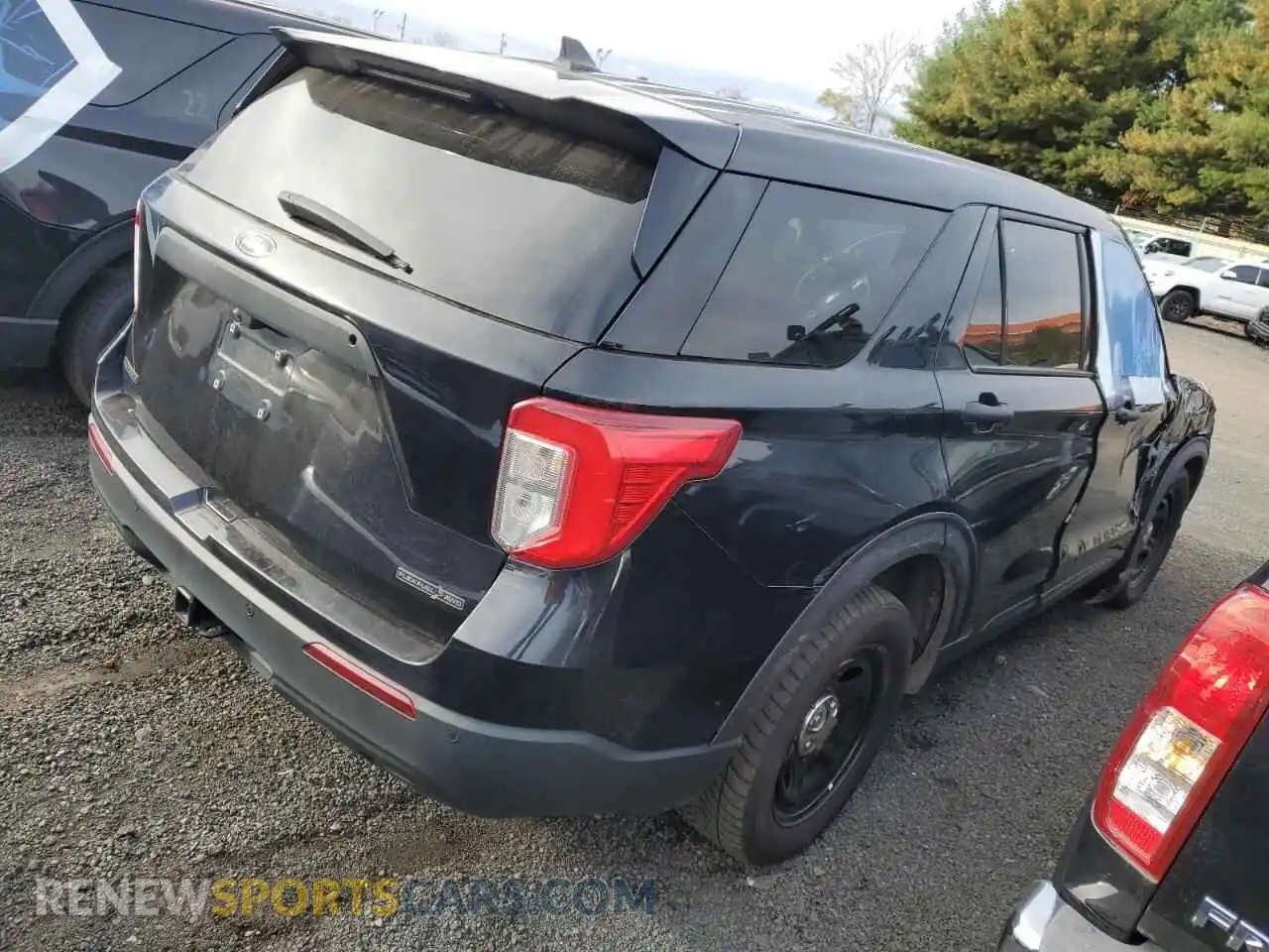 3 Photograph of a damaged car 1FM5K8ABXNGA54303 FORD EXPLORER 2022