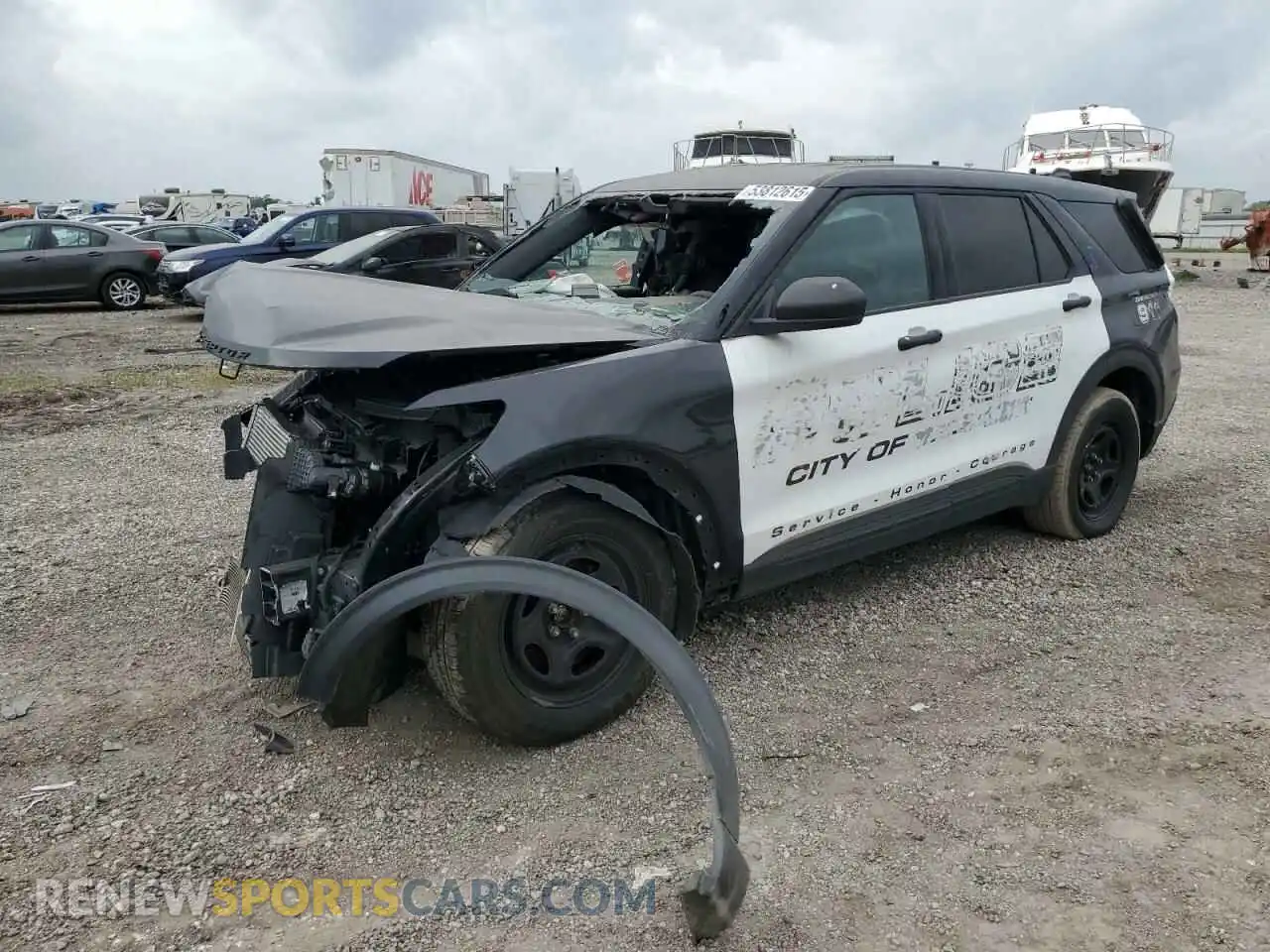 1 Photograph of a damaged car 1FM5K8AC2NGA43062 FORD EXPLORER 2022