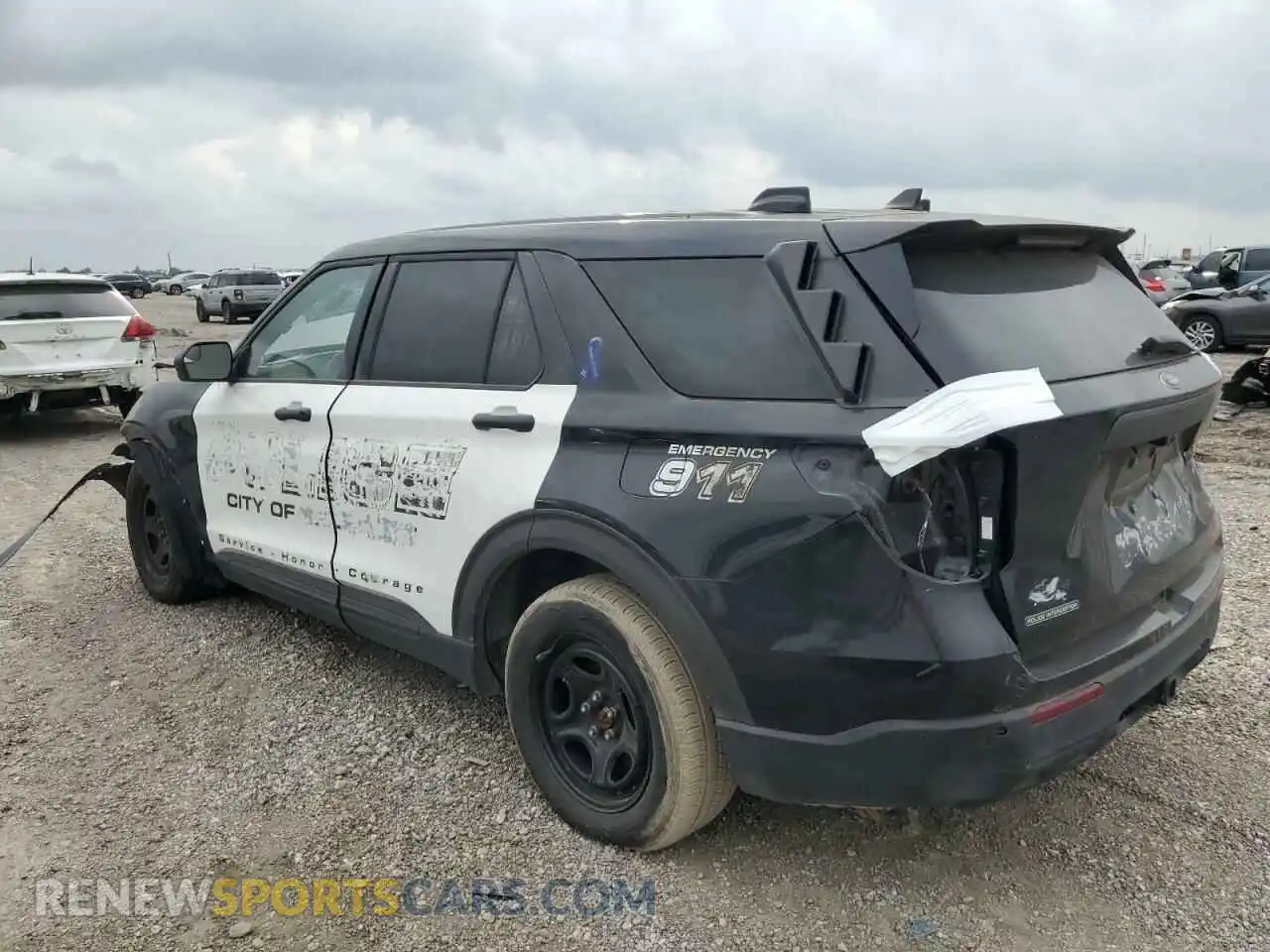 2 Photograph of a damaged car 1FM5K8AC2NGA43062 FORD EXPLORER 2022