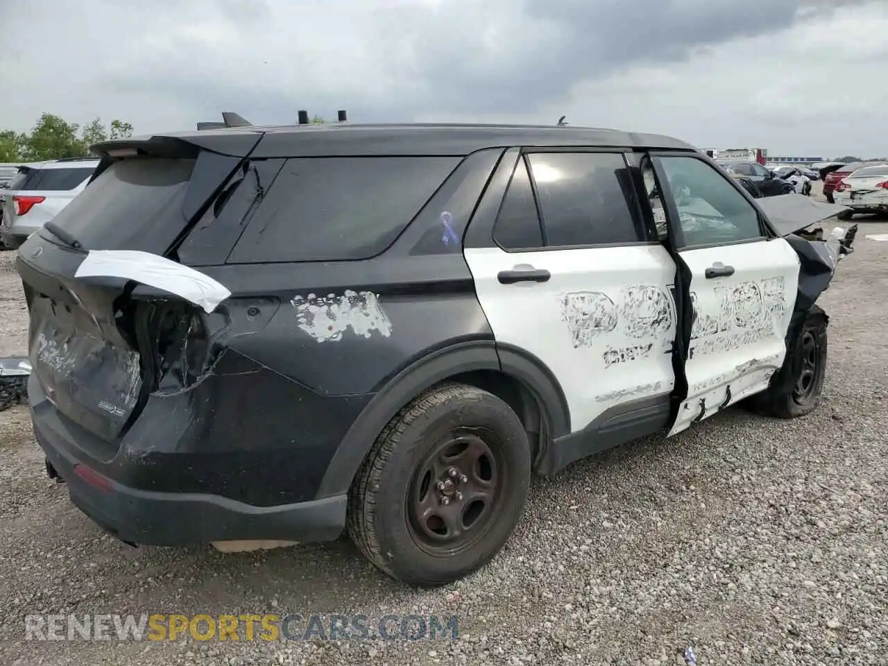 3 Photograph of a damaged car 1FM5K8AC2NGA43062 FORD EXPLORER 2022
