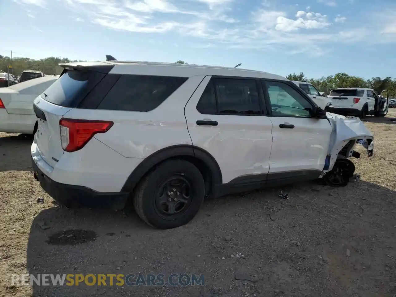 3 Photograph of a damaged car 1FM5K8AW2NNA00766 FORD EXPLORER 2022
