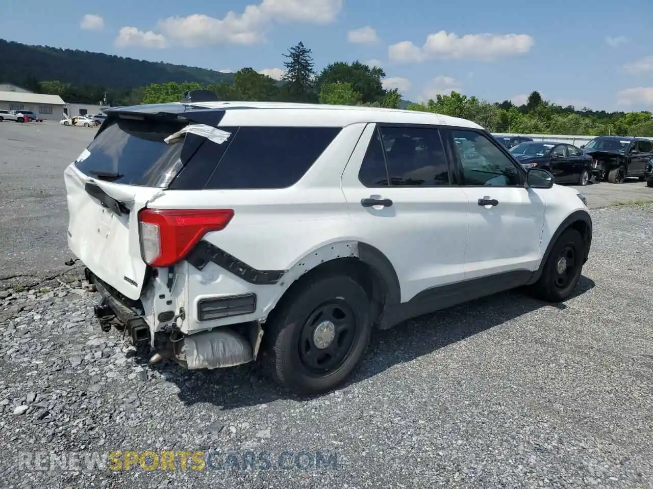 3 Photograph of a damaged car 1FM5K8AW2NNA03411 FORD EXPLORER 2022