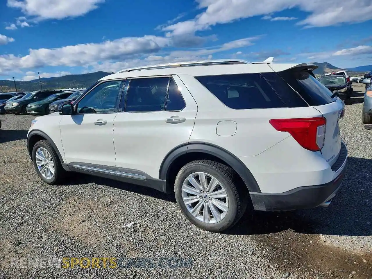 2 fotografías del automóvil dañado 1FM5K8FWXNNA10700 FORD EXPLORER 2022