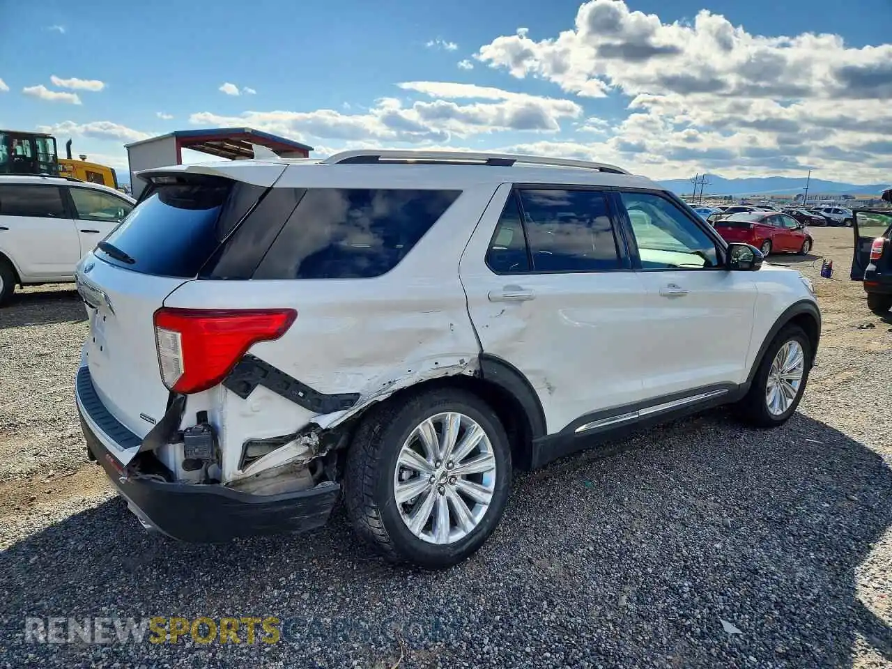 3 fotografías del automóvil dañado 1FM5K8FWXNNA10700 FORD EXPLORER 2022