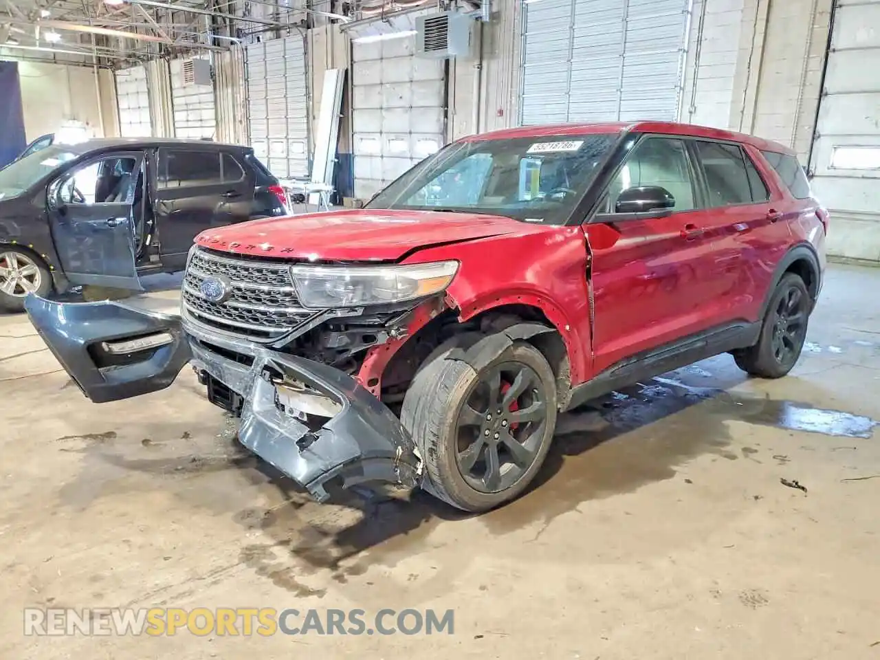 1 fotografías del automóvil dañado 1FM5K8GC0NGA48719 FORD EXPLORER 2022